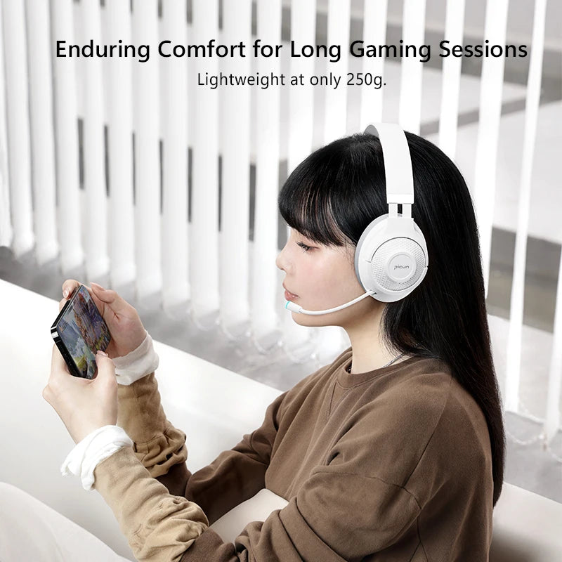 Picun BG-01 Wireless Over-Ear Gaming Headphones