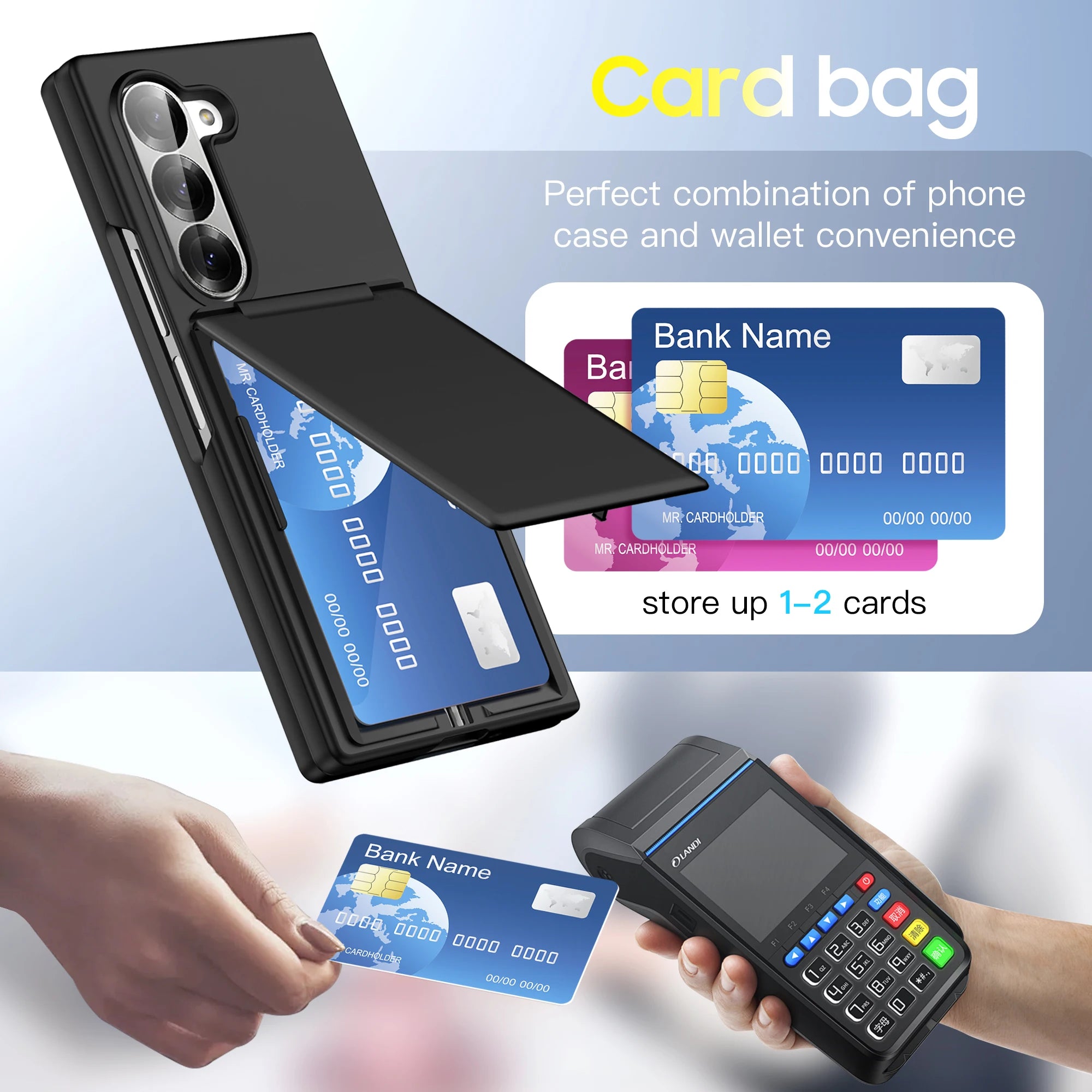 Slim Card Slot Protective Case for Samsung Galaxy Z Fold 7