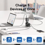 Vention 70W GaN Fast Charging USB-C Travel Adapter
