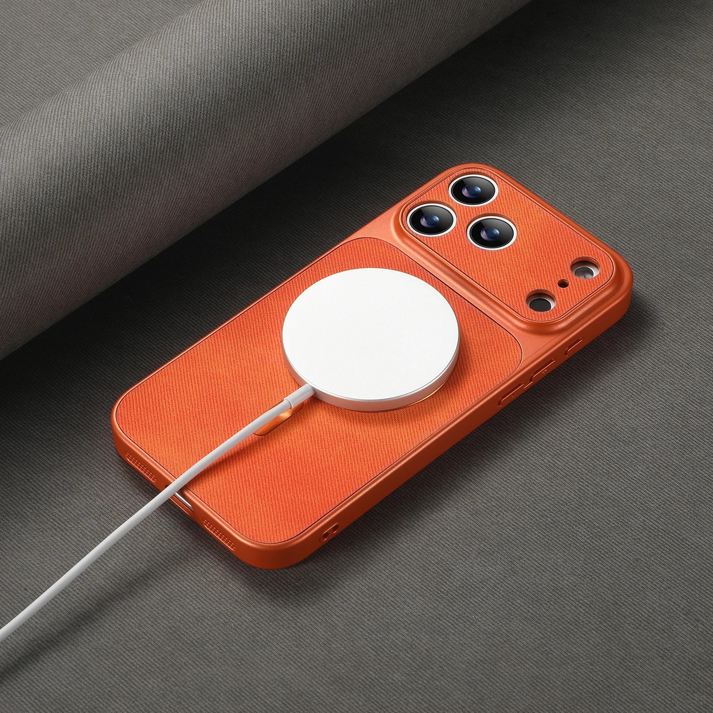 Vintage Cowboy Fabric MagSafe Protective Case for iPhone 17 Series