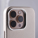Solid Color Litchi Grain PU Leather MagSafe Case for iPhone 16 Series