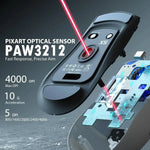 Attack Shark X5 Lightweight Tri-Mode Wireless Gaming Mouse