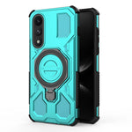 Rugged Protective Case with Metal Magnetic Holder Ring for OnePlus Nord 5