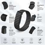 Silicone Magnetic Clasp Sport Watch Band for Google Fitbit Air