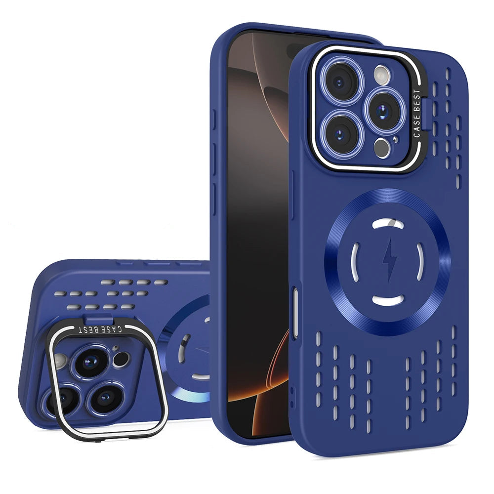 iPhone 16 Series Heat Dissipation MagSafe Case with Camera Protector