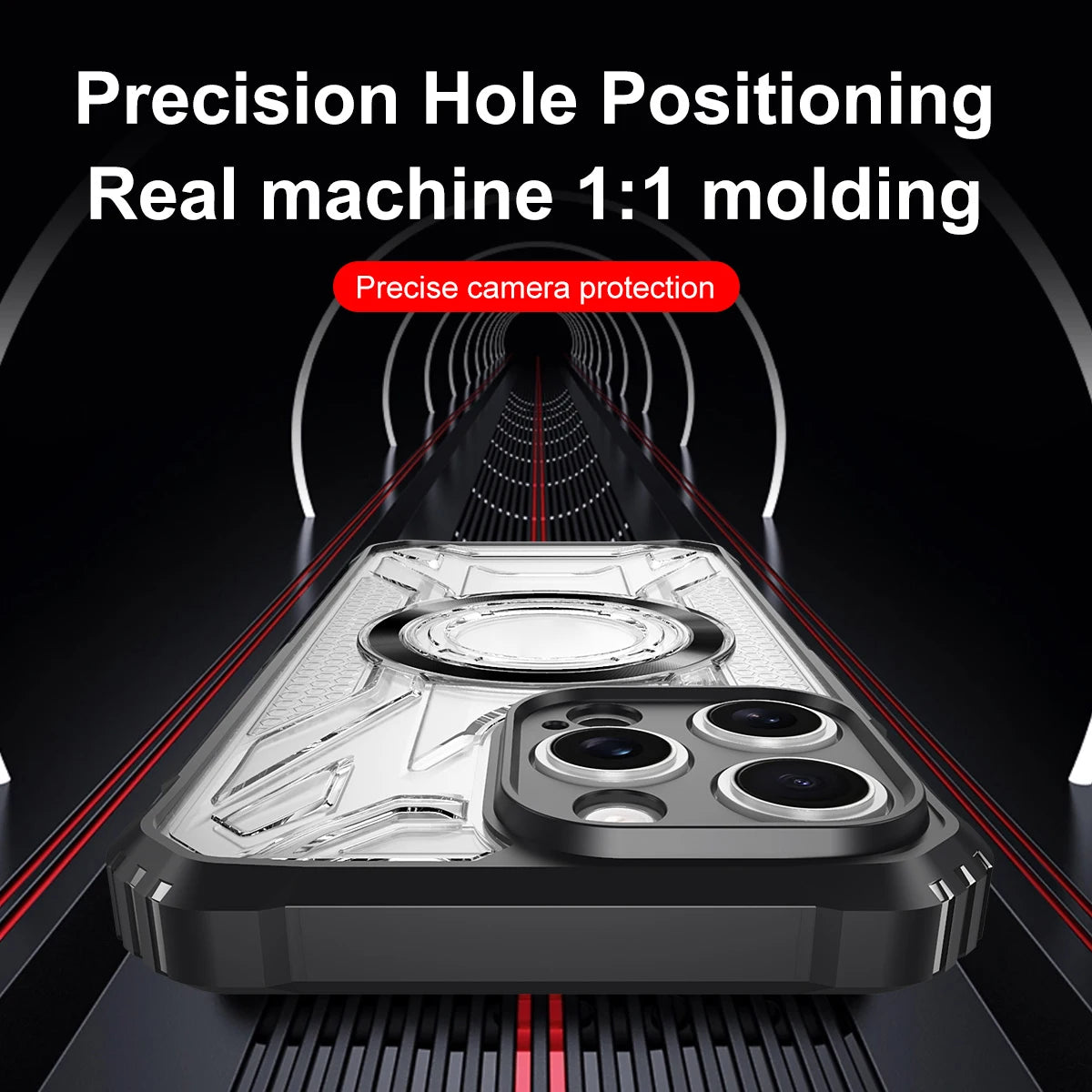 Hybrid Armor Clear MagSafe Case for iPhone 17 Series