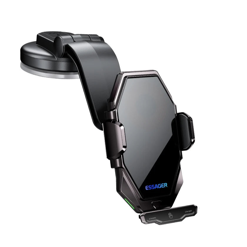 Essager 15W Qi Wireless Car Charger with Dashboard Phone Holder