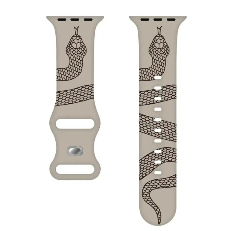 Premium Engraved Silicone Strap for Apple Watch