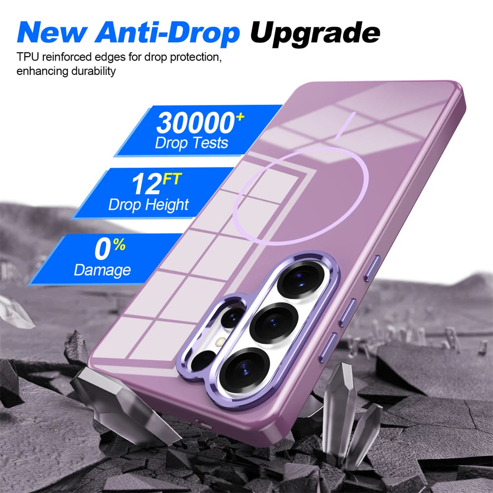 Shockproof Hard PC Magnetic Case for Samsung Galaxy S26 Series