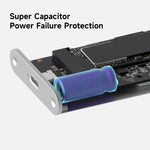 Hagibis Aluminum NVMe External SSD Case with Ink Screen