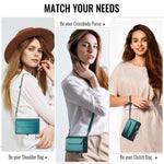 Leather Crossbody Wallet Case with Shoulder Strap for Samsung Galaxy Z Fold 8