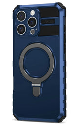 Heavy Duty MagSafe Case with Rotating Stand for iPhone 15 Series