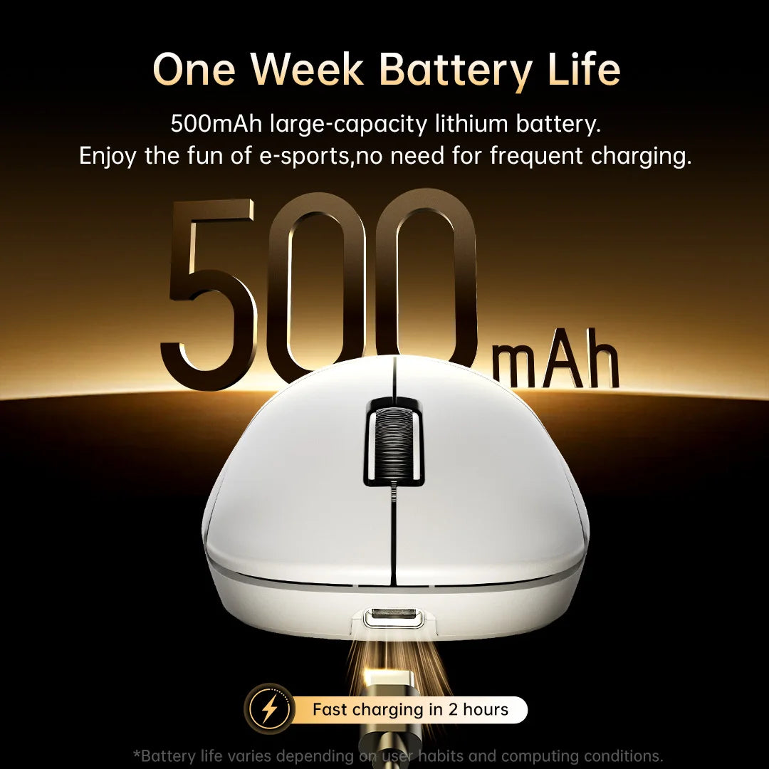 Delux M400 Tri-Mode Wireless Gaming Mouse