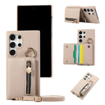 PU Leather Crossbody Wallet Case for Samsung Galaxy S24 Series