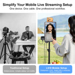 KingMa 10-Inch Live Stream Touch Monitor