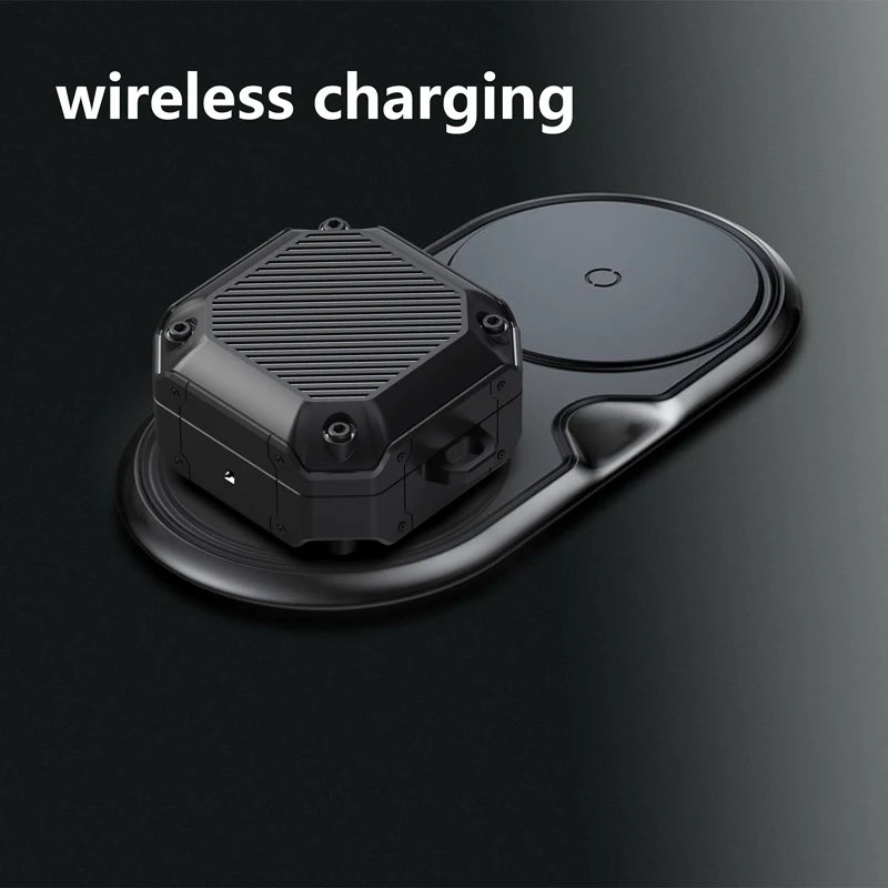 Shockproof TPU Case with Finger Ring for Samsung Galaxy Buds2 Pro