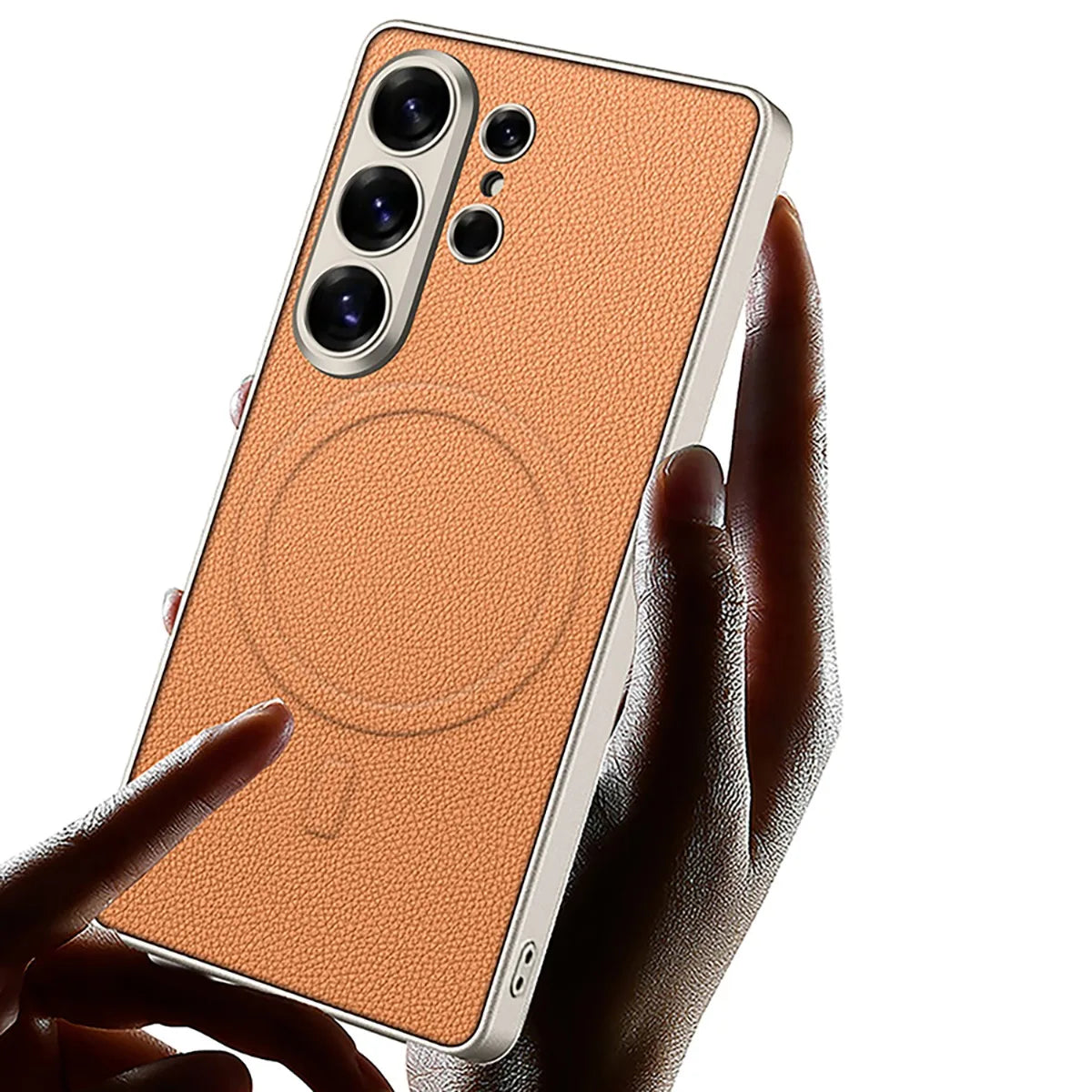 Premium Leather Magnetic Case for Samsung Galaxy S26 Ultra