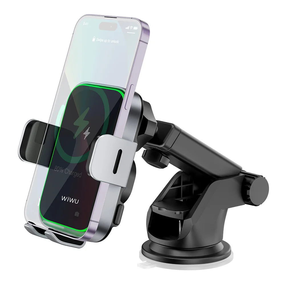 WiWU CH-313 15W Fast Wireless Charging Car Holder