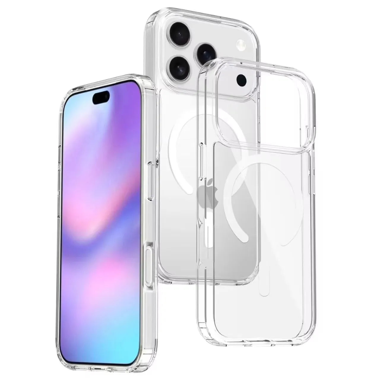 Shockproof Clear MagSafe Case for iPhone 17 Series