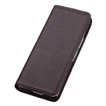 Genuine Leather Flip Cover Case with Magnetic Closure for Samsung Galaxy Z Fold 8 Ultra