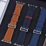 Premium Classic Leather Watch Strap for Apple Watch