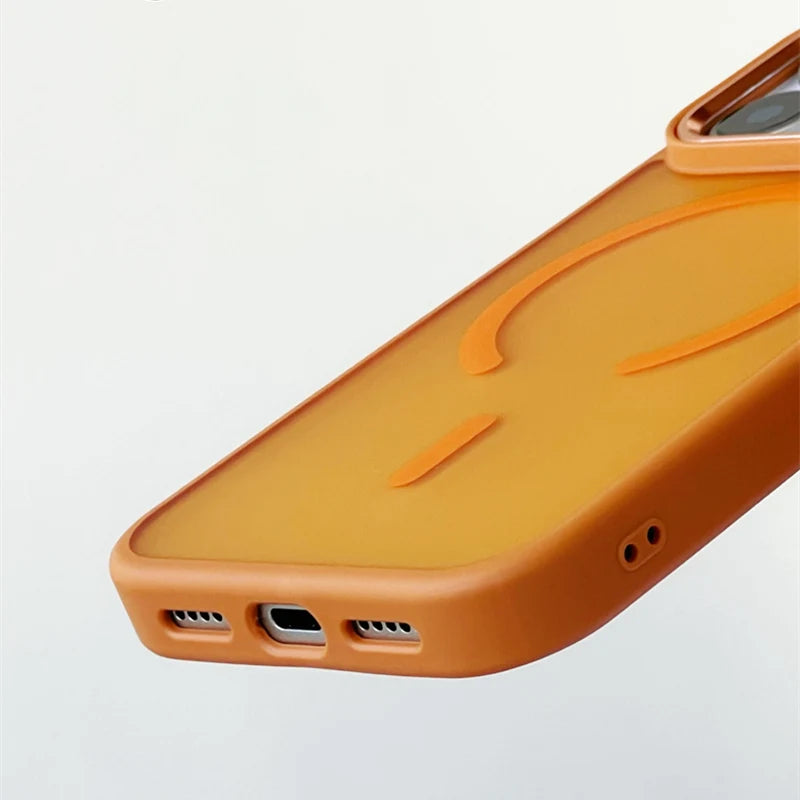 Soft-Touch Frosted MagSafe Protective Case for iPhone 17 Series