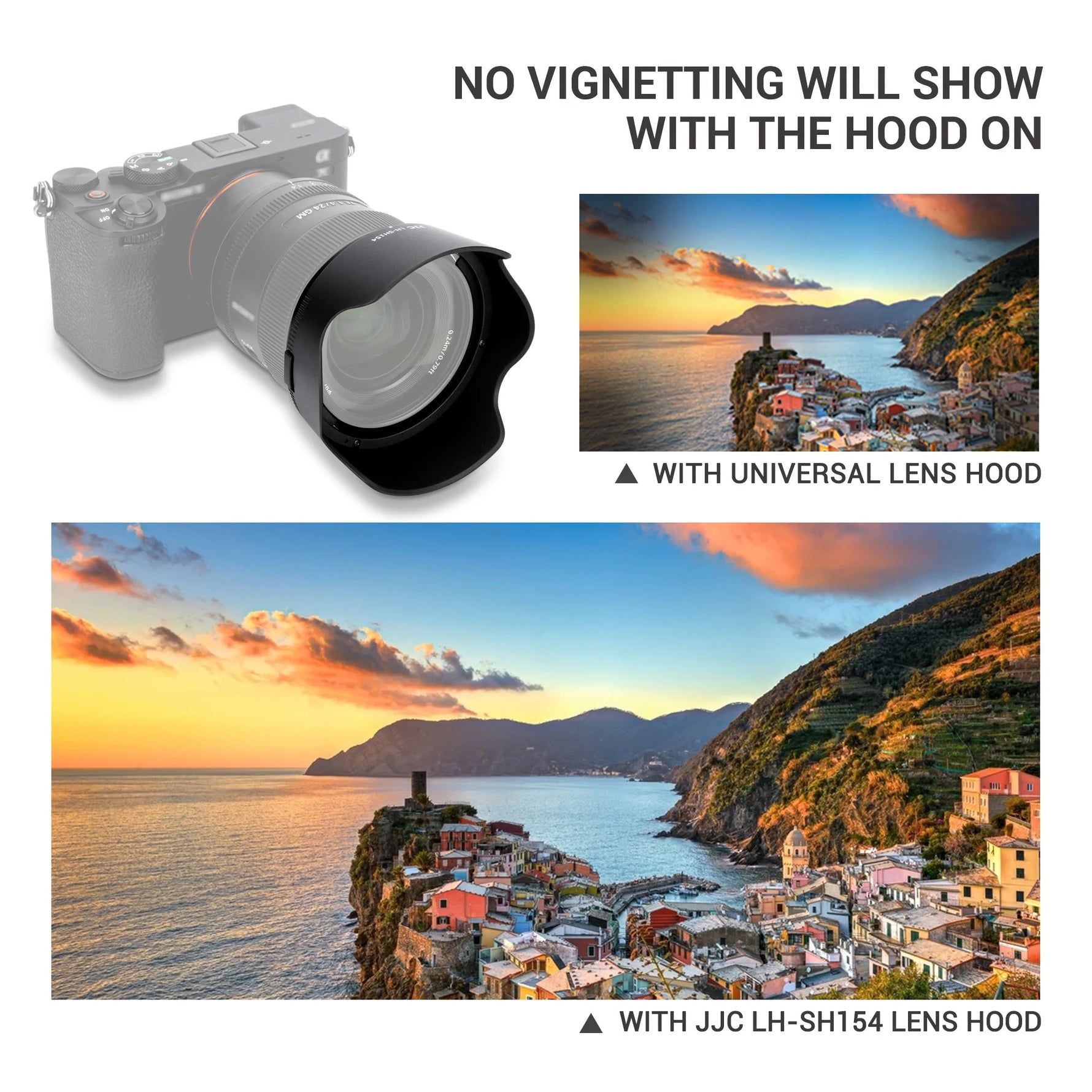 JJC Reversible Bayonet Lens Hood ALC-SH154 for Sony FE 24mm f/1.4 GM