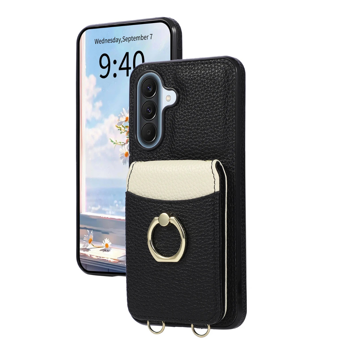 Dual Detachable Lanyard Crossbody Wallet Case for Samsung Galaxy A56