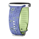 Bauhinia Print Silicone Band for Samsung Galaxy Watch 8 and Galaxy 8 Classic