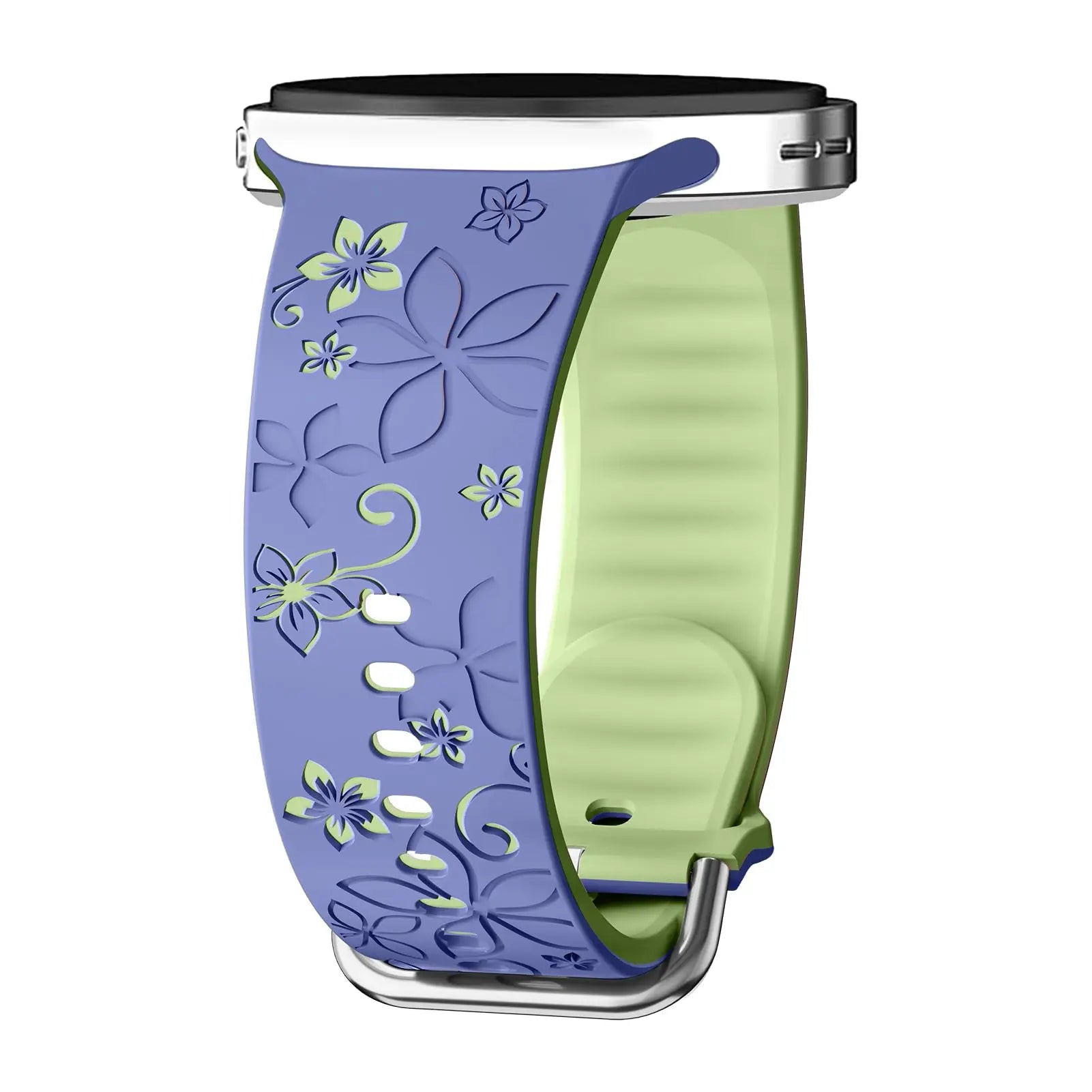 Bauhinia Print Silicone Band for Samsung Galaxy Watch 8 and Galaxy 8 Classic