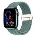 Stretchable Braided Solo Loop with Magnetic Closure for Apple Watch