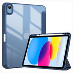 Transparent Folio Case with Built-in Apple Pencil Storage for iPad Pro M5 (2025)