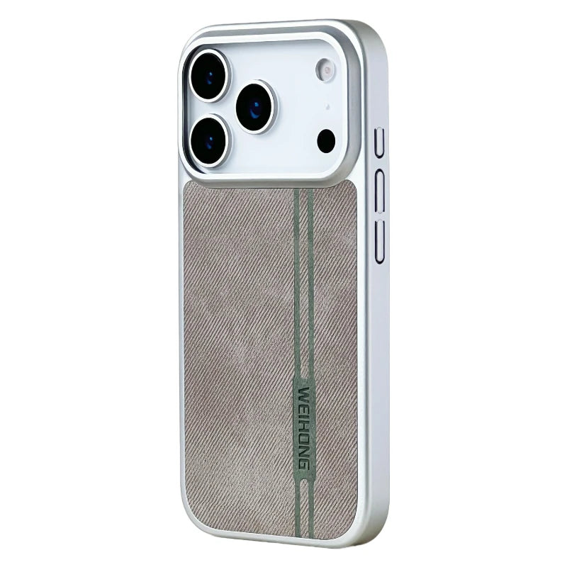 Matte Fabric Frosted Armor MagSafe Case for iPhone 17 Series