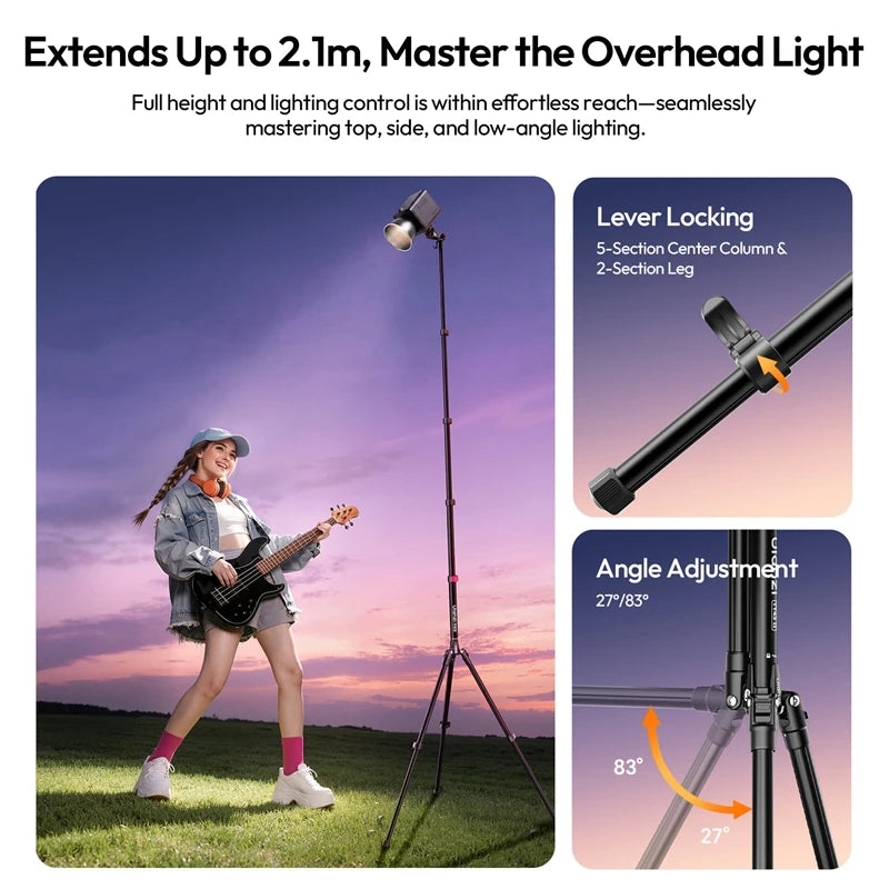 Ulanzi TT43 II Aluminum Light Stand Tripod
