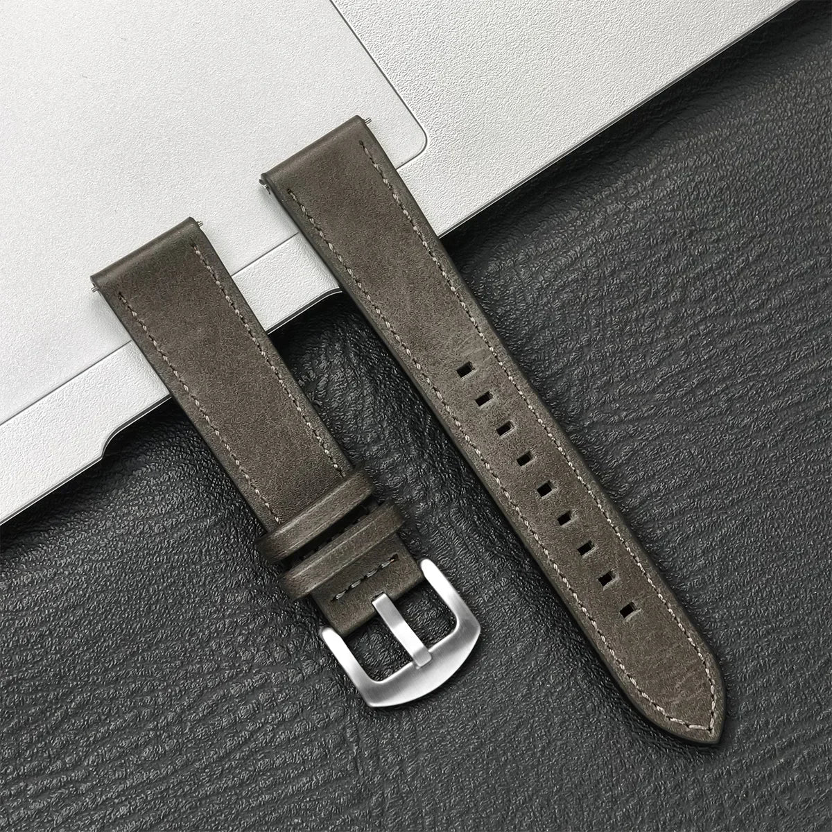 Premium Leather Watch Band Compatible With Galaxy Watch 6 & Galaxy Watch 6 Classic