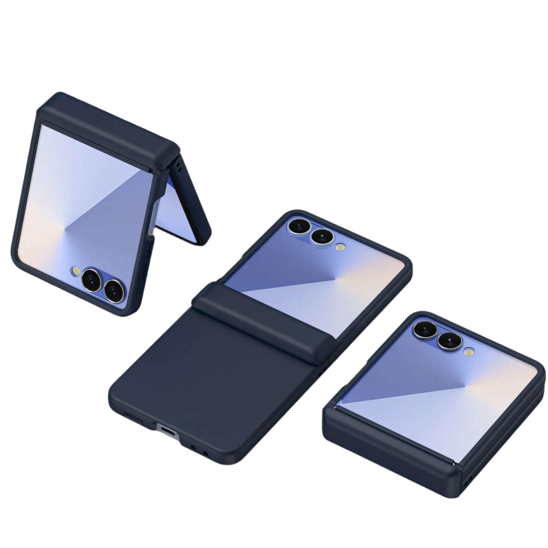 Shockproof TPU Case with Tempered Film for Samsung Galaxy Z Flip 7