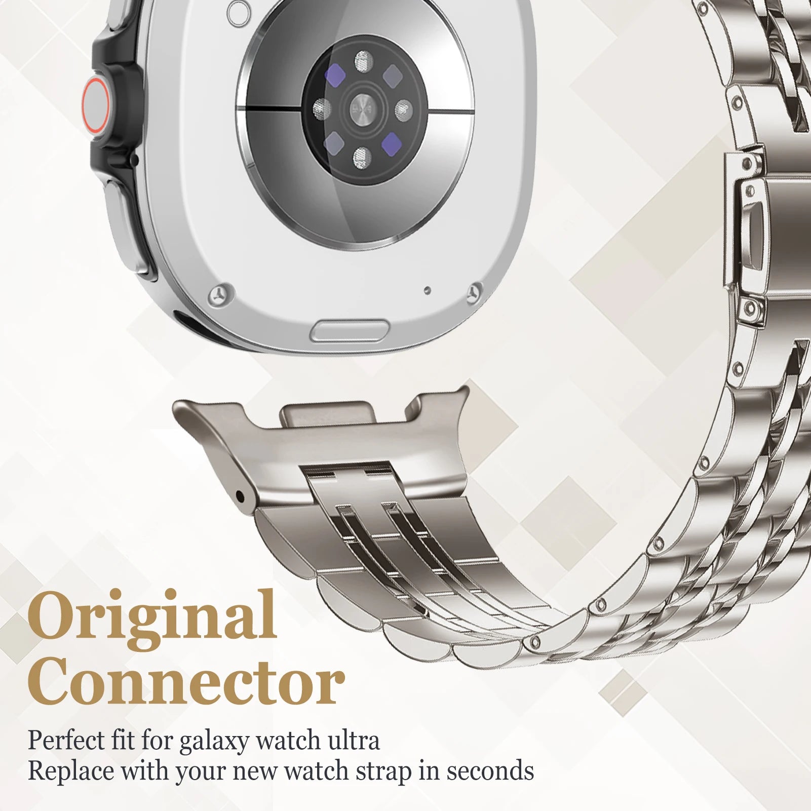 Durable Stainless Steel Wristband for Samsung Galaxy Watch 8 / Galaxy Watch 8 Classic