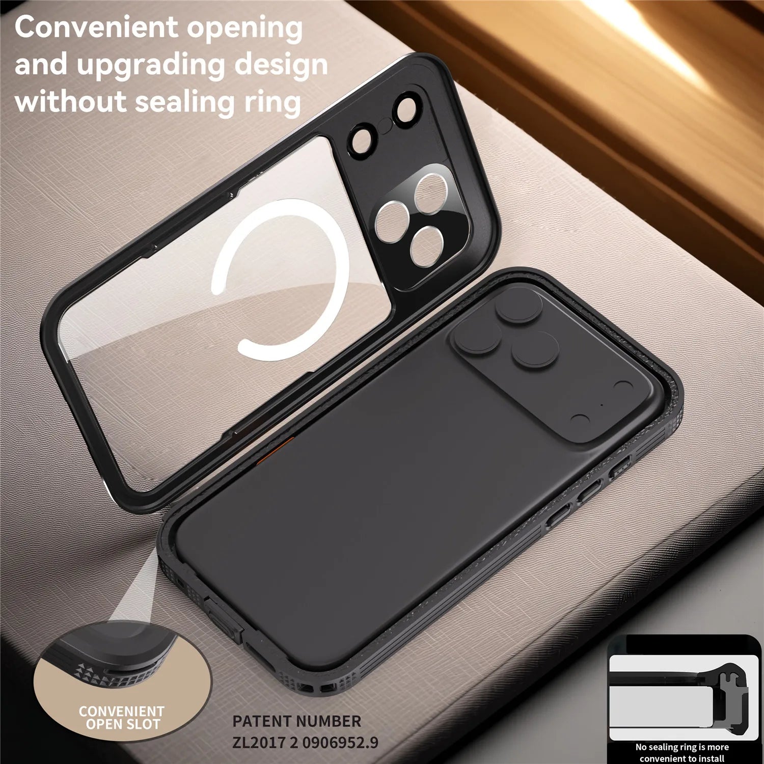 iPhone 17 Series IP68 Waterproof Full-Body MagSafe Case