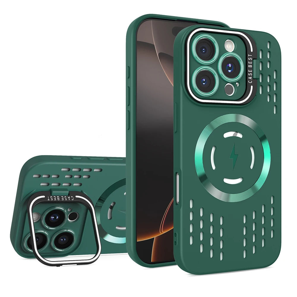 iPhone 16 Series Heat Dissipation MagSafe Case with Camera Protector