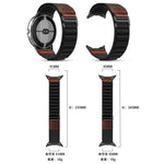 Breathable Nylon and Leather Band for Google Pixel Watch 4