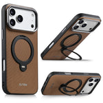 Premium Cooling MagSafe Case with 360° Rotating Metal Ring Holder for iPhone 17 Series