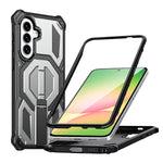 Shockproof PC+TPU Kickstand Case with Magnetic Ring for Samsung Galaxy A17
