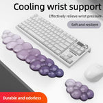 Cloud Silicone Wrist Rest for Keyboard and Mouse