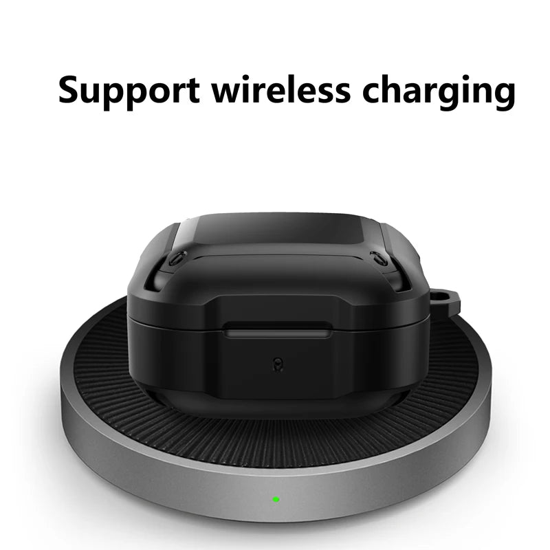 Armor Shockproof TPU+PC Case with Hook for Samsung Galaxy Buds FE