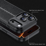 Shockproof Leather & TPU Phone Case for iPhone 17 Series