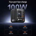 ACEFAST 100W GaN Charger With Retractable USB-C Cable