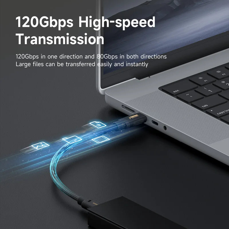 Hagibis High-Speed Thunderbolt 5 Cable