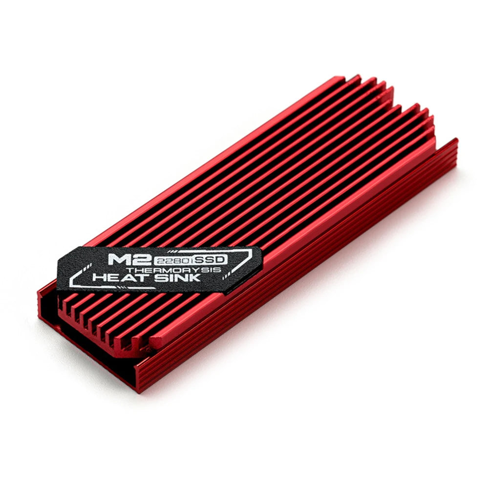 M.2 2280 Aluminum SSD Heat Sink with 45° Fins for PlayStation 5