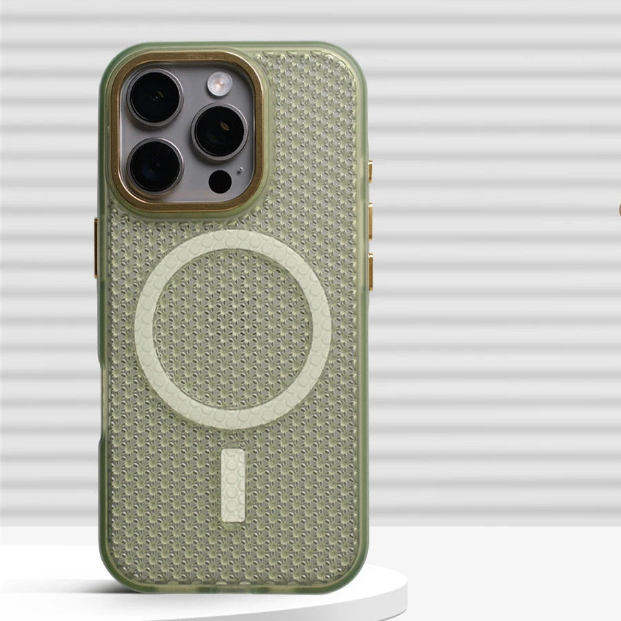 Shockproof Cooling MagSafe Case for iPhone 16 Series