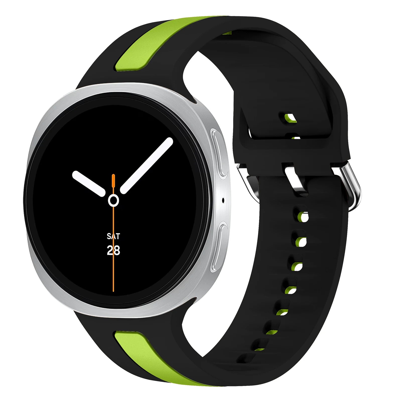 Sport Two-Tone Silicone Band for Samsung Galaxy Watch 8 & Galaxy Watch 8 Classic